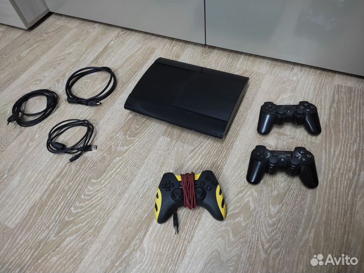 Sony PS3 Slim 500gb Прошитая + Онлайн 4.90