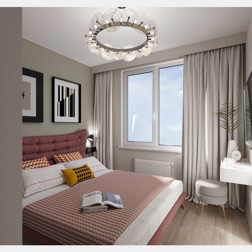 2-к. квартира, 51 м², 20/25 эт.