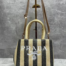 Сумка женская prada прада люкс рафия