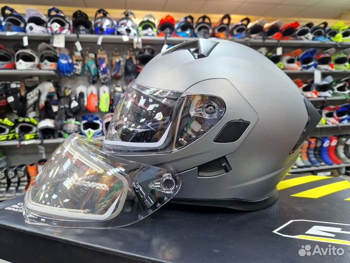 Шлем для снегохода с подогревом