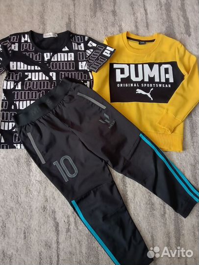 Вещи пакетом 110-116 adidas и puma