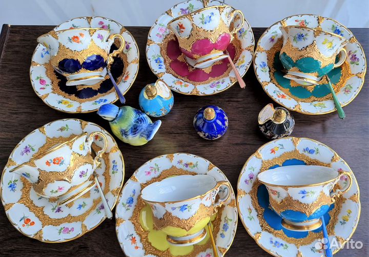Meissen Кофейный сервиз Оригинал