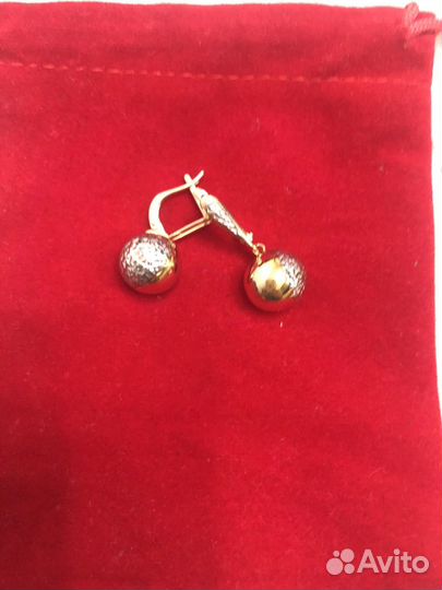 Золотые серьги