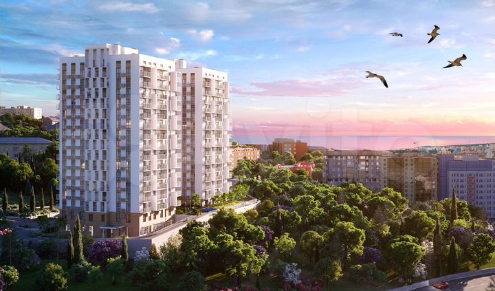 2-к. квартира, 69,2 м², 8/16 эт.