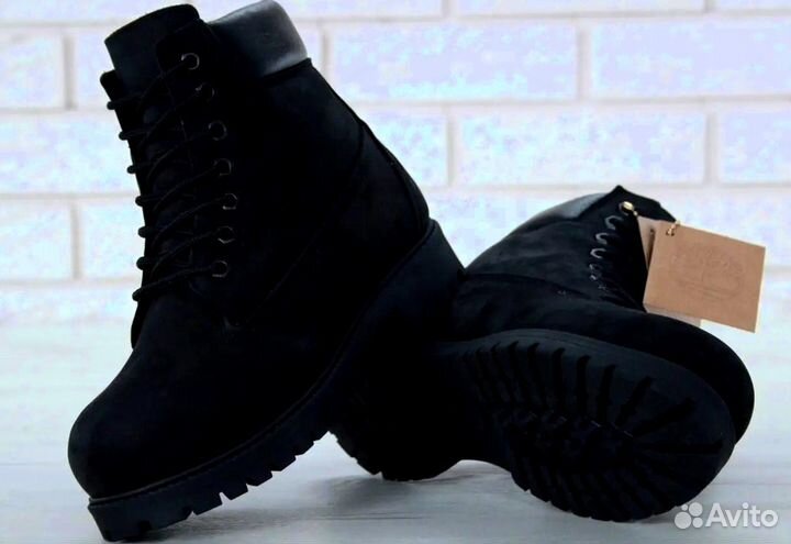 Ботинки Timberland 6 Inch premium black (Арт.275)