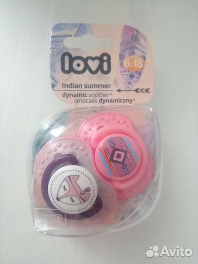 Пустышки lovi 6-18 мес