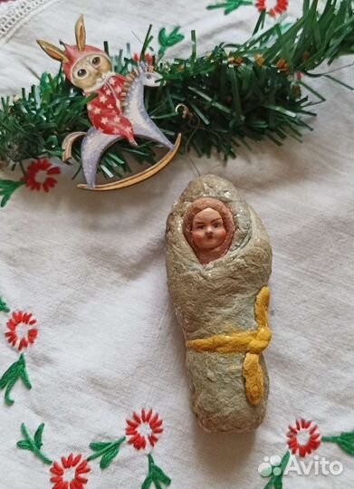 Ёлочные ватные игрушки СССР
