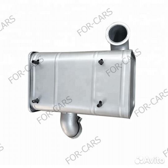 Глушитель квадратный Shaanxi Shacman WP12 WP13