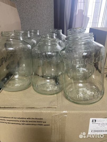 Стеклянная банка 3л