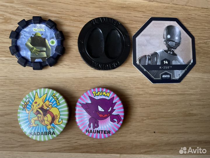 Значки Покемоны Биты Фишки, Сотки Шрек, зв Войны