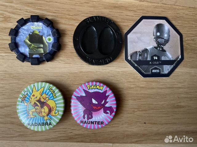 Значки Покемоны Биты Фишки, Сотки Шрек, зв Войны