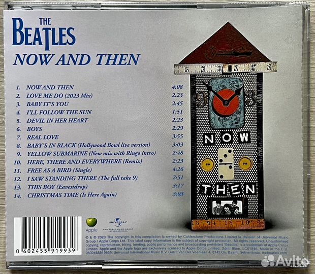 Музыкальные CD диски The Beatles- Now And Then '23