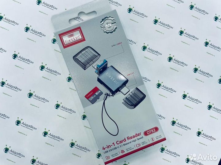 Переходник картридер iPhone / iPad / MacBook 4 в 1