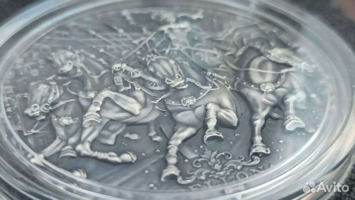 Ниуэ 2018 серебряная монета 2 унции Беллона