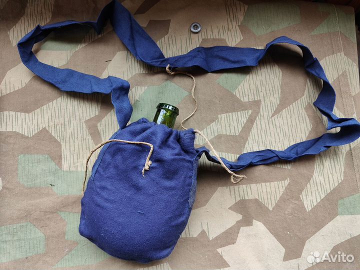 Чехол для стеклянной фляги СССР