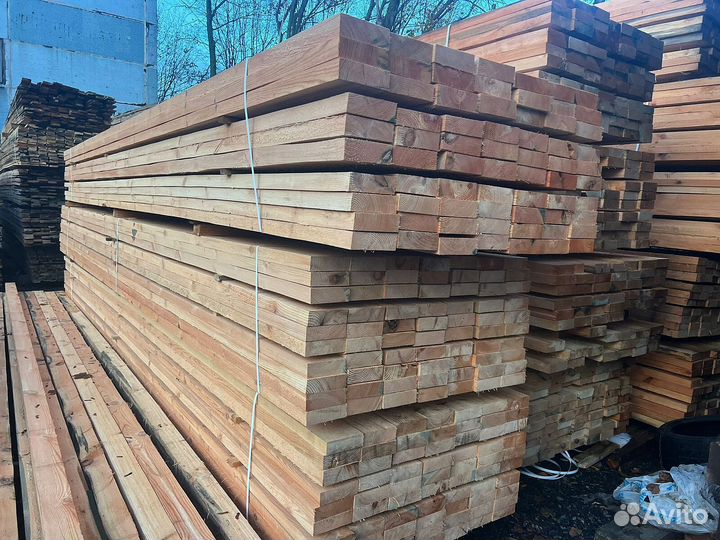 Доска обрезная 50х100х6000мм ГОСТ