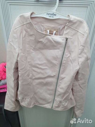 Куртка кожаная для девочки