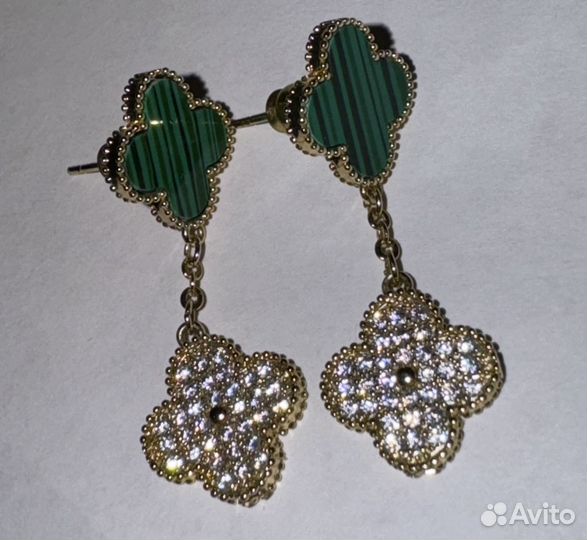 Серги под Van Cleef