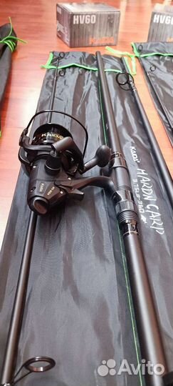 Карповое удилище kaida hardn carp 3,6 3,9м 3,75 lb