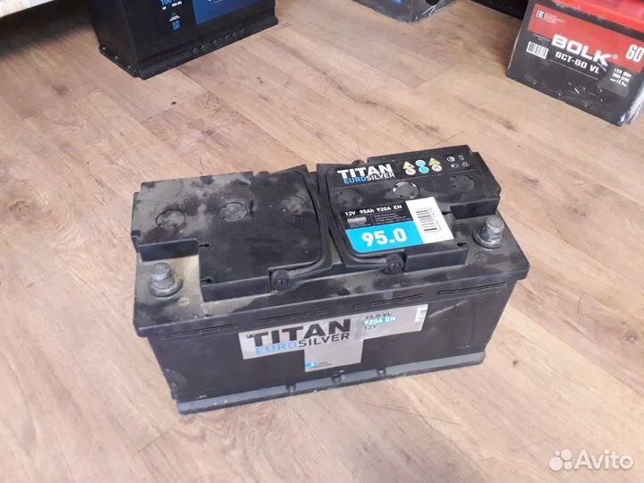 Аккумулятор бу 95Ач Titan