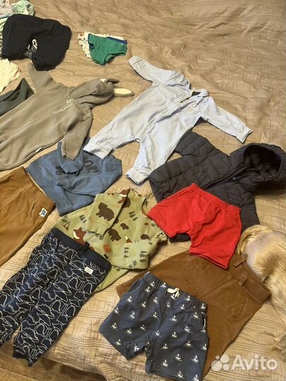 Детские вещи пакетом мальчик 68-80