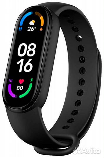 Умный браслет Xiaomi Mi Smart Band 6, черный