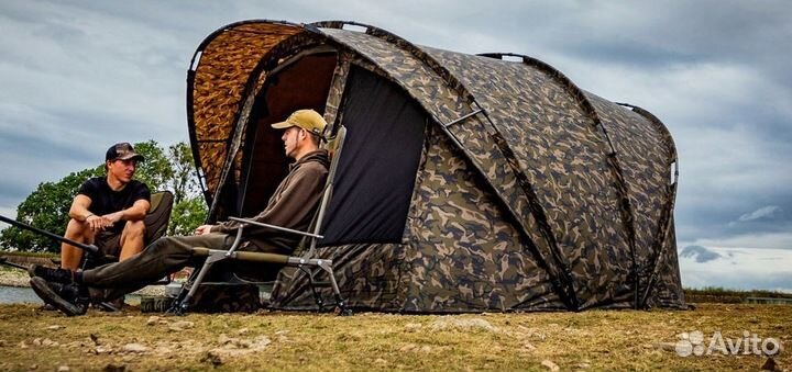 Палатка карповая двухместная Камуфляжная Fox