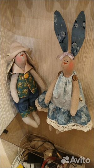 Мягкая игрушка заяц новый