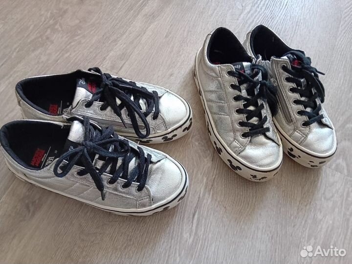 Кеды zara 33 р для двойни