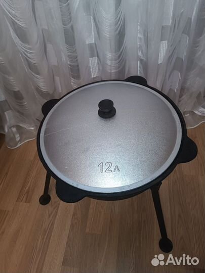 Казан чугунный узбекский 12 литров