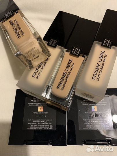 Компактная пудра, бронзер, набор косметический