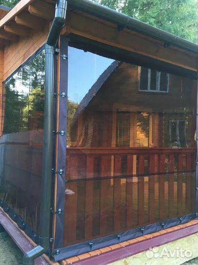 Мягкие окна для кафе летней веранды беседки