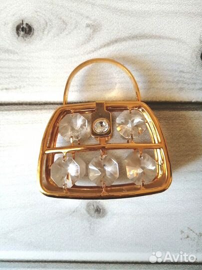 Сувенир сумочка с кристаллами сваровски