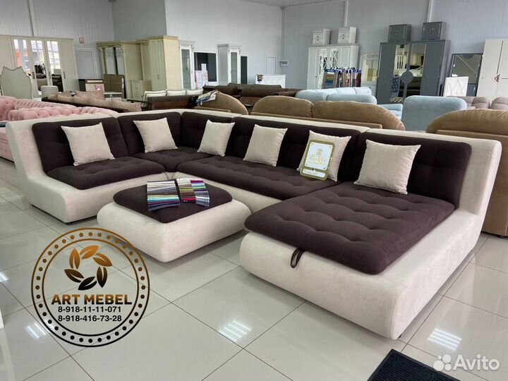 Модульный угловой диван от фабрики