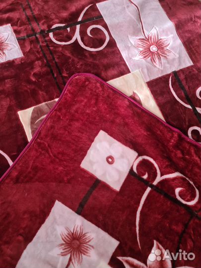 Нов. плед-покрывало 3d мех,2,2*1,6 м