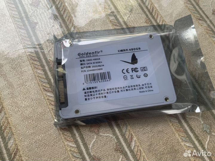 SSD-диск 480 Gb Goldenfir (новый)