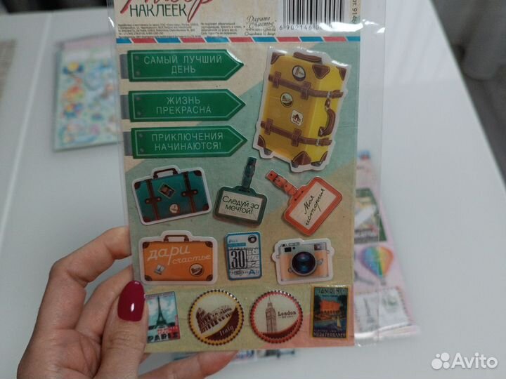 Скрапбукинг наклейки