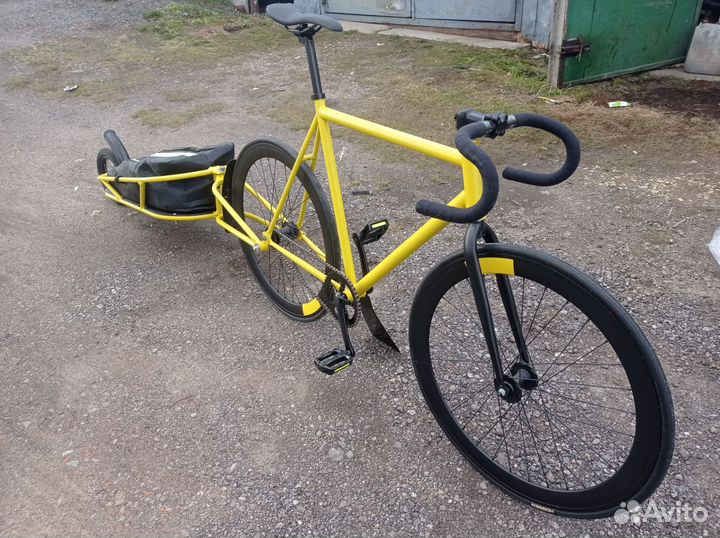 Шоссейный велосипед сингл/фикс / Велоприцеп