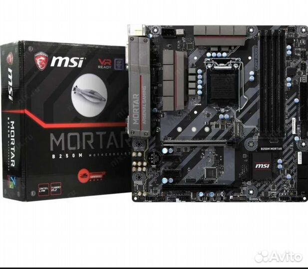 Материнская плата 1151 MSI b250 mortar