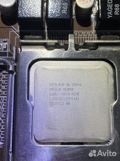 Материнская плата asus p5ql-em с процессором Xeon