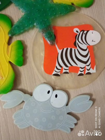 Игрушки для ванной на присосках 12 шт