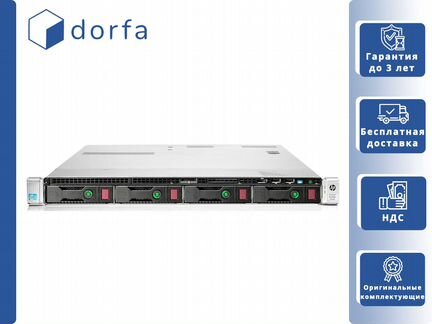 HP DL360p Gen8 4х LFF 2x Xeon E5-2667v2/256GB RAM