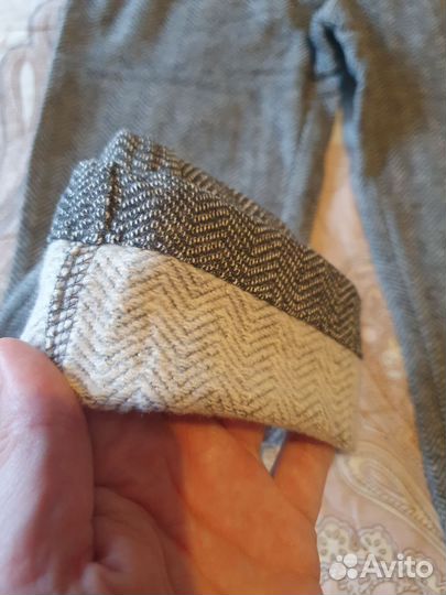 Брюки утепленные на девочку 122 hm zara