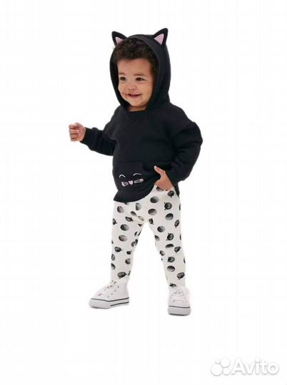 Костюм Primark кофта и штаны на флисе новый р 100