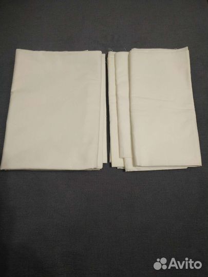 Простынь+наволочка,белое х/б,новое