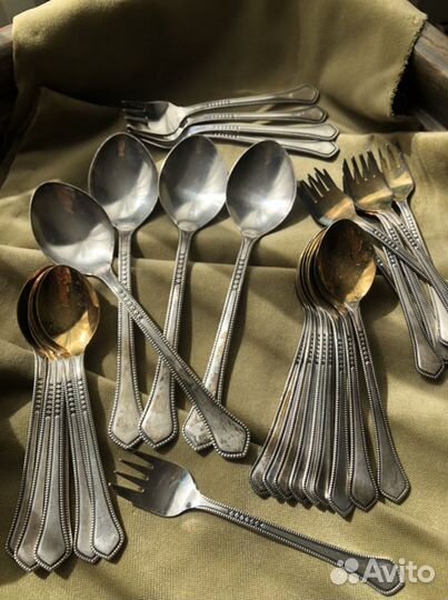 Столовые приборы мельхиор СССР
