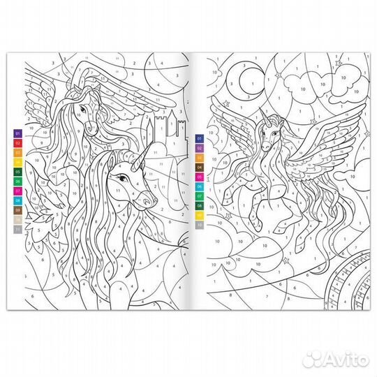 Раскраска по номерам