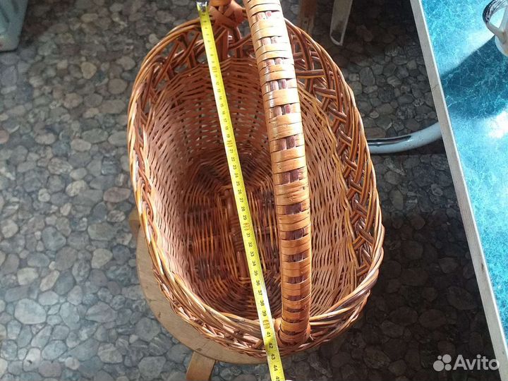 Корзина плетёная, большая
