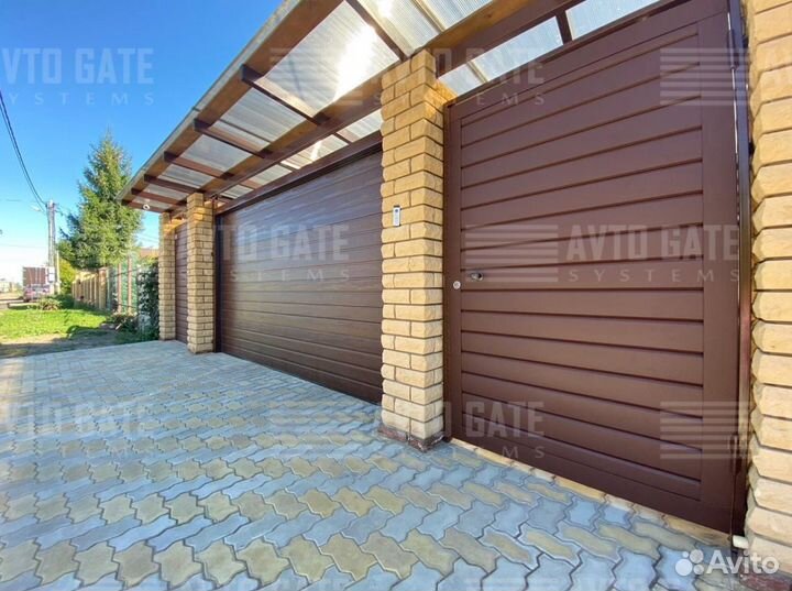 Гаражные секционные ворота