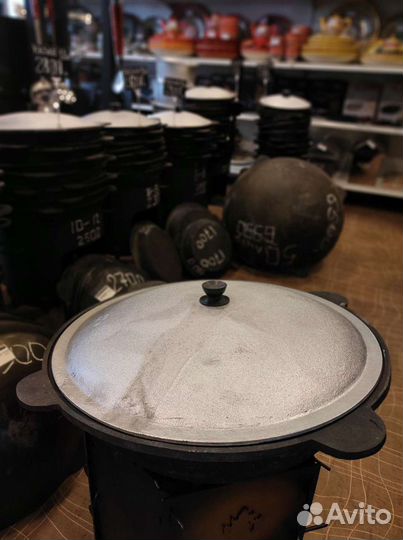 Казан Узбекский чугунный на 22л.Есть другие объемы